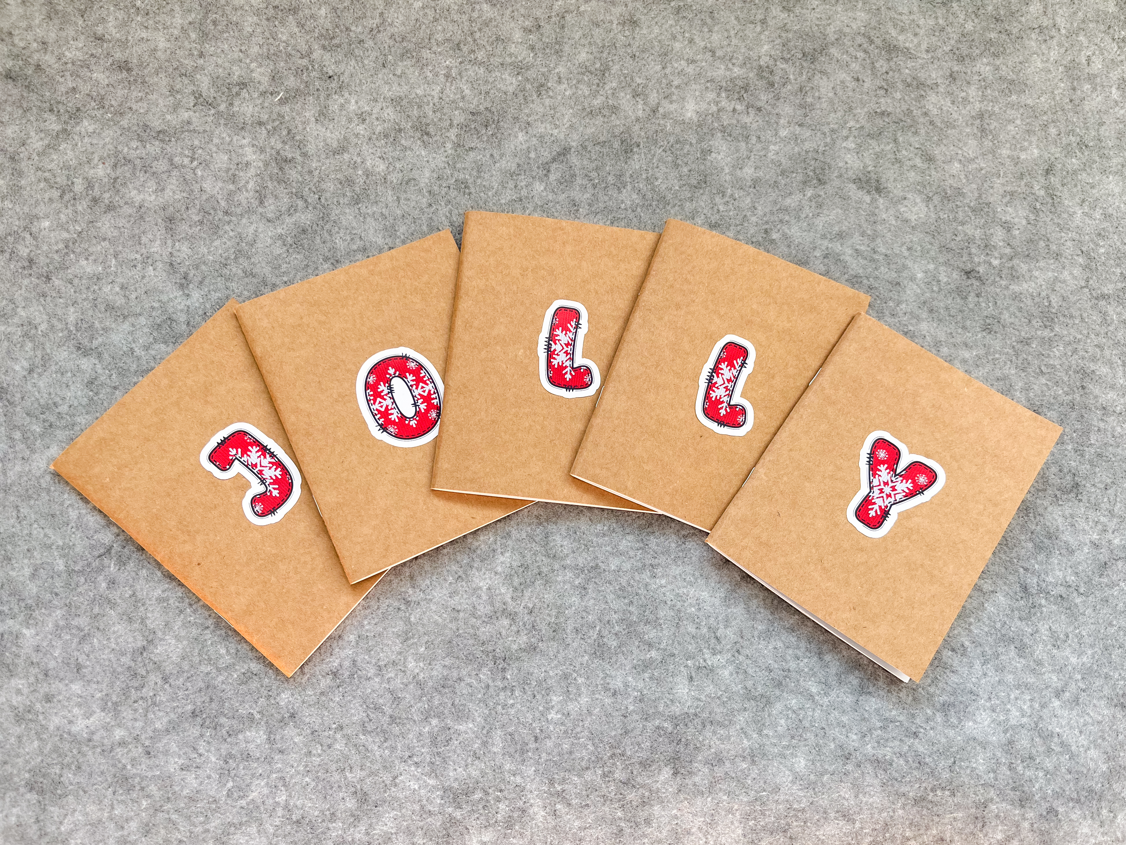 Set of personalised notepads